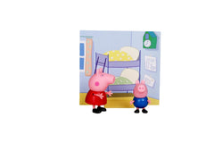 PEPPA PIG and George Twin Figure Fun Pack with Two Poseable Figures and a Scene Card, Preschool Toy for Girls and Boys Ages 3 and Up