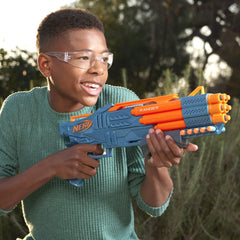 Nerf Elite 2.0 Ranger PD-5 Blaster, 10 Nerf Elite Darts, 5 Barrel Blasting, Pump Action, Foam Dart Blaster for Kids Outdoor Games