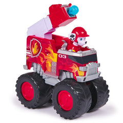 Paw Patrol Marshall Rescue Wheels - Collectable Action Car Figure For Kids 3 Years and Above