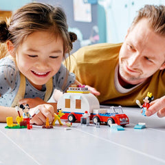 LEGO Disney Mickey and Friends – Mickey Mouse and Minnie Mouse’s Camping Trip Building Kit for Ages 4+