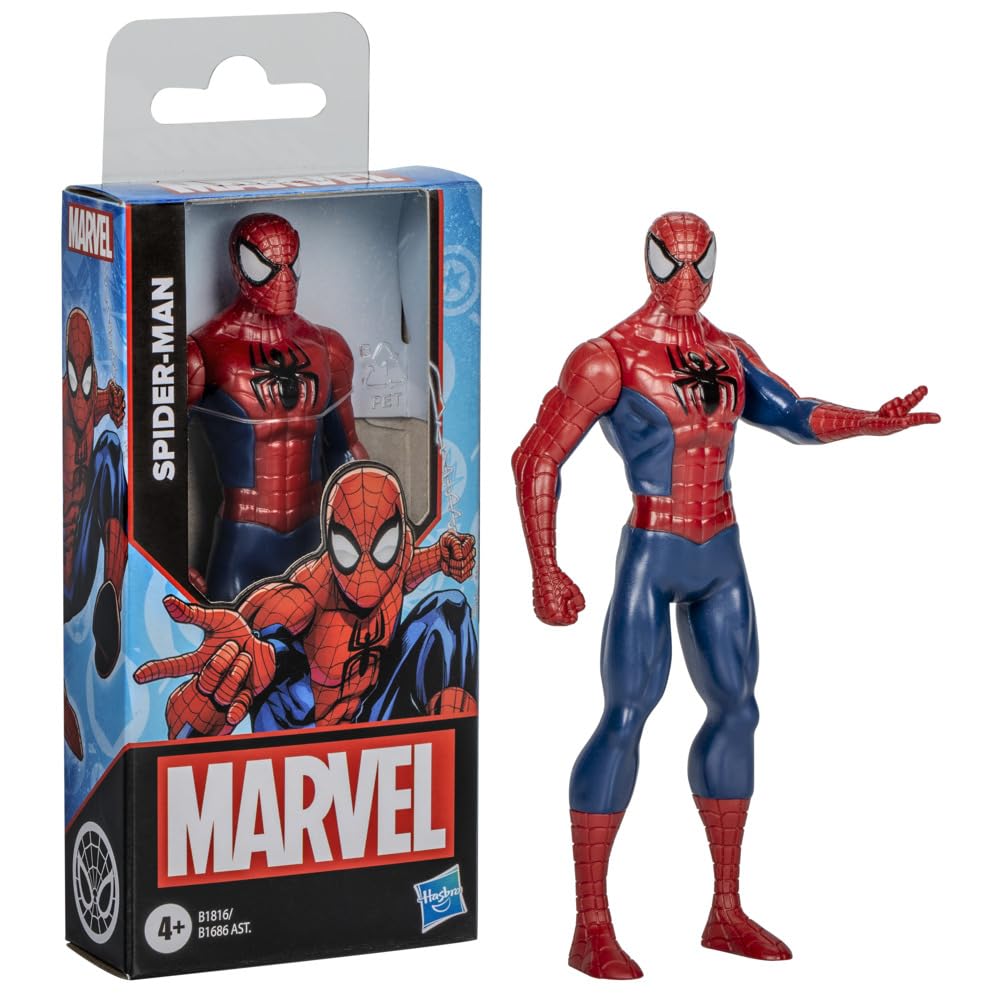 Marvel Spider Man Action Figure, 6-Inch, Super Hero Toys and Figures for Kids Ages 4+