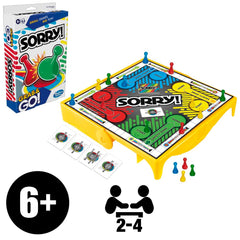 Hasbro Gaming Sorry Grab & Go For Kids Ages 6 And Up