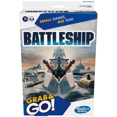 Hasbro Gaming Battleship Grab and Go Portable Travel Game for 2 Players Ages 7 and Up