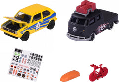 Majorette Volkswagen The Originals 2 Pieces Set - Design & Style May Vary, Only 1 Pack Included