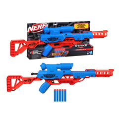Nerf Alpha Strike Mantis LR-1 Dart Blaster with Targeting Scope and 5 Official Nerf Elite Foam Darts