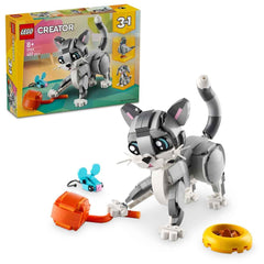 LEGO Creator 3in1 Playful Cat Playset Building Kit For Ages 8+