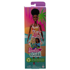 Barbie Loves The Ocean Natural Black Hair Doll With Summer Clothes and Accessories for Kids Ages 3 Years & Up