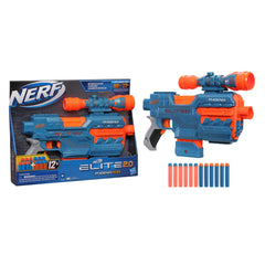 Nerf Elite 2.0 Phoenix Cs-6 Motorized Blaster, 12 Darts, 6-Dart Clip, Scope, Tactical Rails