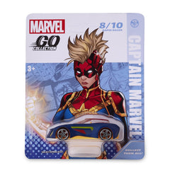 Marvel Go 1:64 Diecast Captain Marvel Rapid Racer Toy Car for Collection for Ages 3 years and up
