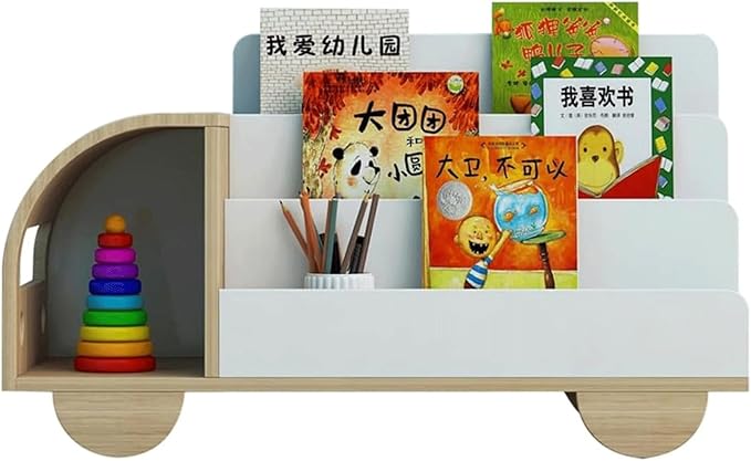 Kiddies Kingdom Bus Shelf Push Cart Organisers For Ages 3 and Above