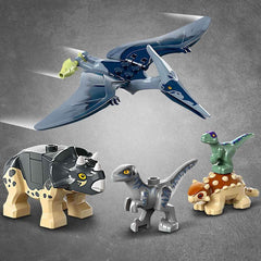 LEGO Jurassic World Baby Dinosaur Rescue Center with Toy Figure Building Kit For Ages 4+