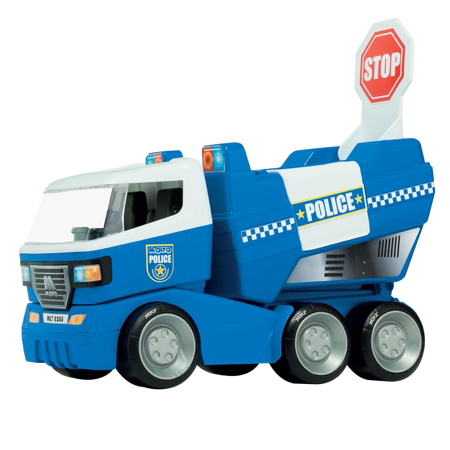 Funskool MOLTO Police Truck, Toy Truck, Nesting & Stackable Toy for Kids Ages 2 Years & Up