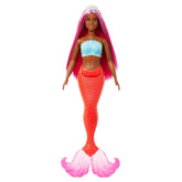 Barbie Mermaid Doll 2 with Fantasy Hair and Headband Accessories, Mermaid Toys with Shell-Inspired Bodices and Colorful Tails