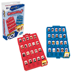 Hasbro Gaming Guess Who Hasbro Grab and Go Game, Original Guessing Game for Kids Ages 6 and Up, Portable 2 Player Game, Travel Game for Kids