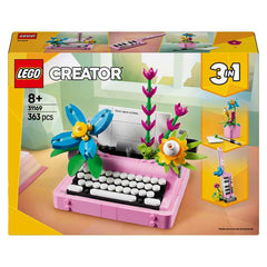LEGO Creator 3in1 Typewriter with Flowers Building Kit For Ages 8+