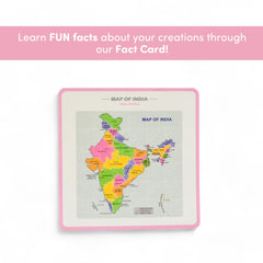 Mittimate Map of India Jigsaw Puzzle – 36-Piece Cardboard Puzzle for Kids (Ages 4-6) | Fun, Learning & Perfect Birthday Gift