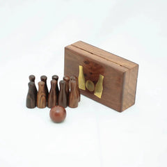 Mittimate Ball & Bottle Bowling Game – Fun Indoor & Outdoor Activity for Kids (6-8 Years) | Set of 10 Bottles & 1 Ball