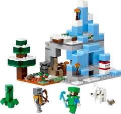 LEGO Minecraft The Frozen Peaks Building Kit for Ages 8+