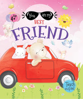 Booktopus Touch and Feel Board Book - You Are My Best Friend Sensory Book for Toddlers - Textured Baby Books for 4+
