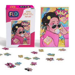 FLO Toys Magic Pop Art 252 Pieces Jigsaw Puzzle 8+