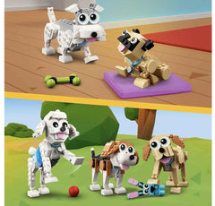LEGO Creator Adorable Dogs Building Kit For Ages 7+