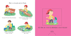 Booktopus Slide and Learn Board Book - My Good Habits Emotional Learning Book - Interactive Books for Kids 4+