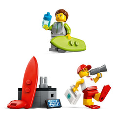 LEGO City Lifeguard Beach Rescue Truck Building Kit For Ages 6+