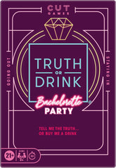 Hasbro Gaming Truth or Drink Bachelorette Party Edition | Adult Party Game |108 Revealing and Hilarious Questions for Girls Nights Out or in For Ages 21+