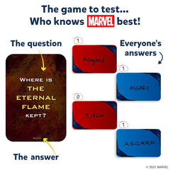 Skillmatics Card Game - Who Knows Marvel Best, Family Party Game For Ages 8+