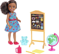 Barbie Chelsea Can Be 6 Inch Brunette Chelsea Teacher Doll Playset for Ages 3 Years Old & Up