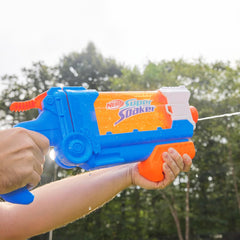 Nerf Super Soaker Flip Fill 4 Spray Styles Water Blaster with Large 890ml Water Tank Toy Pichkari for Holi Festival, for Kids Ages 6+