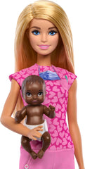 Barbie Baby Doctor Playset With Brunette Fashion Doll, 1 Baby Doll And Accessories For Kids Ages 3+