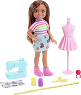 Barbie Chelsea Can Be 6 Inch Brunette Chelsea Fashion Designer Doll Playset for Ages 3 Years Old & Up