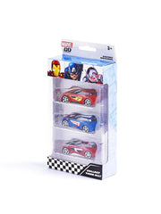 Marvel Go 1:64 Diecast Iron Man, Captain America and Ant-Man 3-Pack Rapid Racer Toy Car For Collection For Ages 3 Years And Up