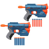 Nerf Elite 2.0 Volt SD-1 Blaster 2-Pack Includes 2 Blasters and 12 Elite Darts with Light Beam Targeting & Dart Storage for Kids Ages 8+