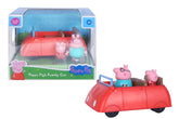 PEPPA PIG Peppa's Family Red Car with Sound Effects, Includes 2 Figures, Preschool Toys for Girls and Boys 3 Years and Up