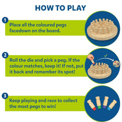 Skillmatics Colour Crush - Thrilling Memory Challenge, Fast-Paced Board & Travel Game For Ages 4+