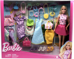 Barbie Fashion Mix-and-Match Clothes and Doll For Kids Ages 3+