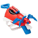Marvel Mech Strike Mechasaurs Spider-Man Arachno NERF Blaster with 3 Darts for Kids Ages 5 Years and Up