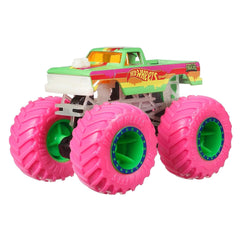 Hot Wheels Glow in The Dark 1:64 Scale Midwest Madness Monster Truck for Ages 3+