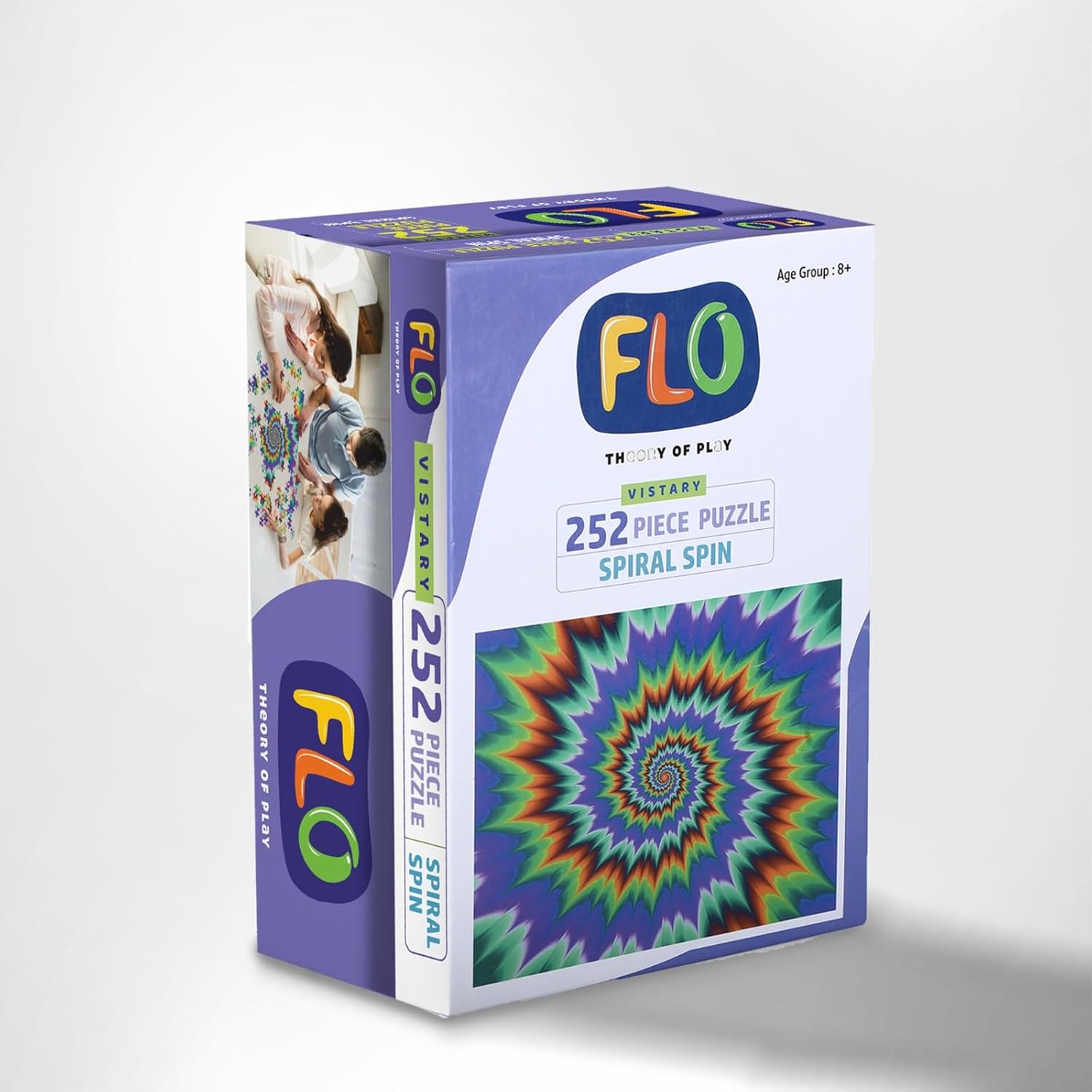FLO Toys Magic Spiral Spin 252 Pieces Puzzle For Kids Ages 8+
