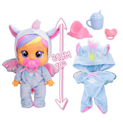 Cry Babies 11'' Loving Care Fantasy Jenna Doll With Tears And Sounds Feature For Baby And Toddlers Ages 18 Months And Up