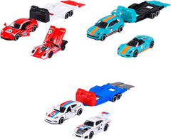Majorette Porsche Race Trailer Assortment For Kids & Collectors Styles & Design May Vary