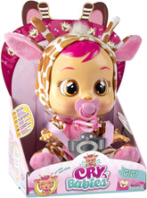 Cry Babies 12'' Gigi Doll With Tears And Sounds Feature For Baby And Toddlers Ages 18 Months And Up