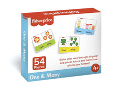 Fisher Price One & Many 54 Pieces Singular & Plural Learning Puzzles For Kids
