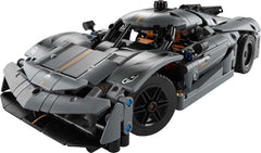 LEGO Technic Koenigsegg Jesko Absolut Gray Hypercar Building Kit For Ages 10+