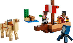 LEGO Minecraft The Pirate Ship Voyage Boat Playset Kit for Ages 8+