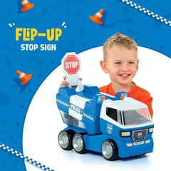 Funskool MOLTO Police Truck, Toy Truck, Nesting & Stackable Toy for Kids Ages 2 Years & Up
