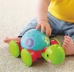 Fisher-Price Pull-Along Turtle, Baby and Toddler Pull Toy with Fun Actions for Ages 12 Months and Older
