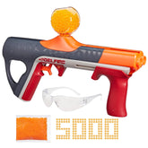 Nerf Pro Gelfire Quadrant Blaster, 150 FPS, 5,000 Gelfire Rounds, 4 Round Slam Fire, 400 Round Hopper, Eyewear, Ages 14+